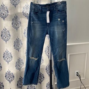 Vervet hi rise cropped flare jeans size 30